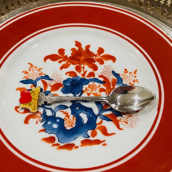 S15-Vintage CocaCola Silver Plate & Enamel Collector's Spoon - Picture 4 of 8